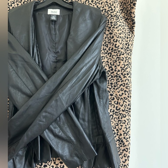 NEIMAN MARCUS 100% Soft Lamb Leather Jacket NWOT - Picture 6 of 9